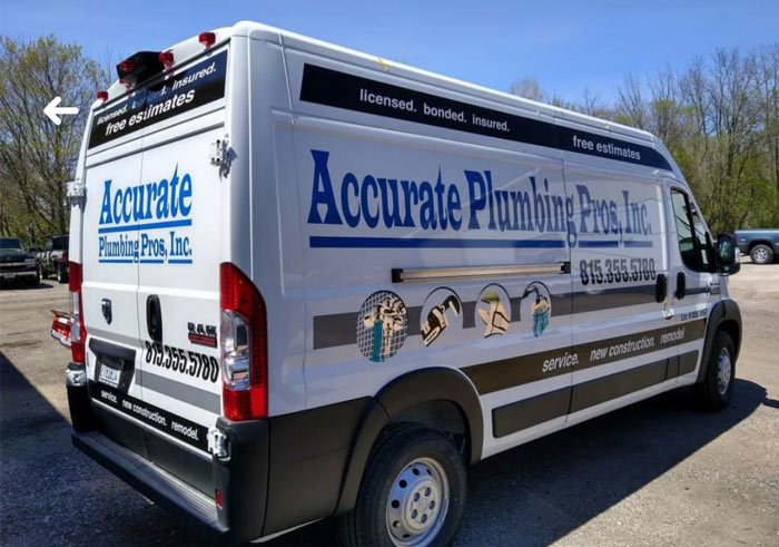 Accurate Plumbing Pros Van