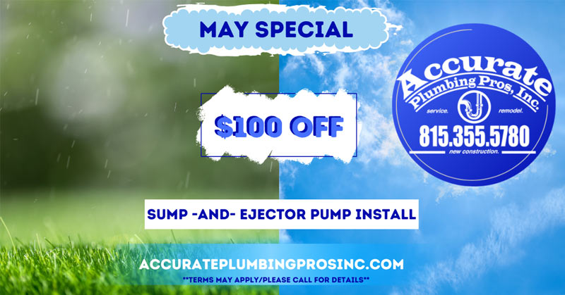 $100 off sump and ejector install